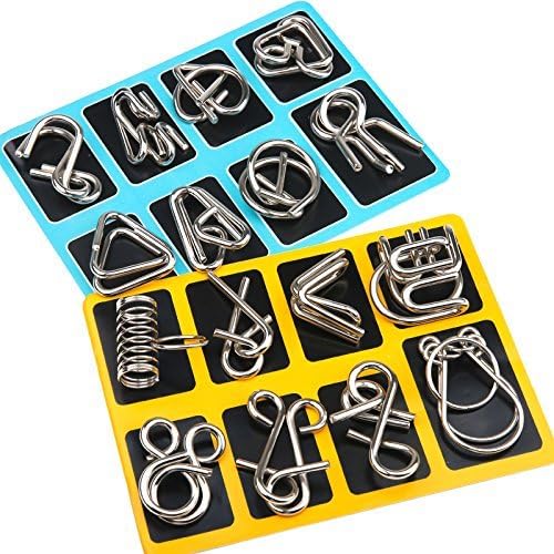 Metal Puzzle Ring Set™  - Metalliset palapelirenkaat