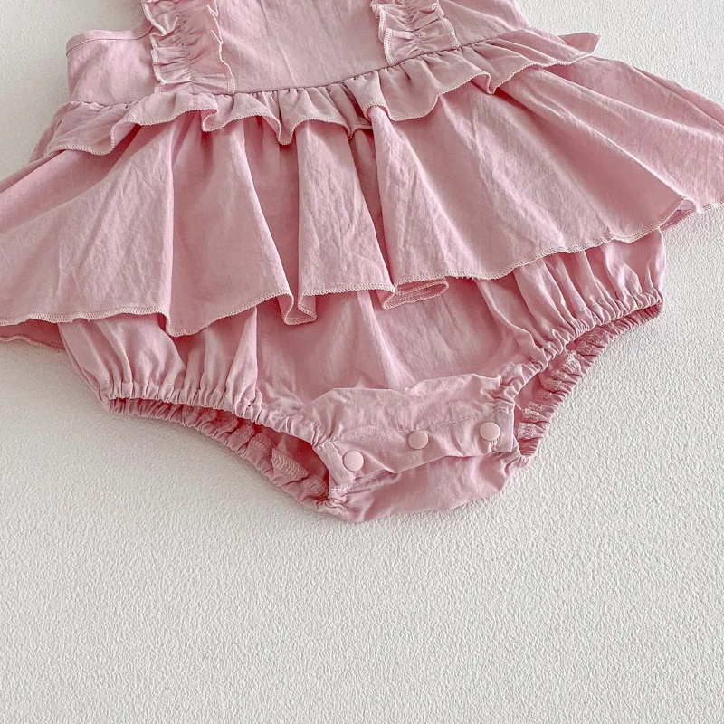 TinyBloom – Söpö ja pehmeä – vauvojen ja pikkulasten röyhelöinen mekko