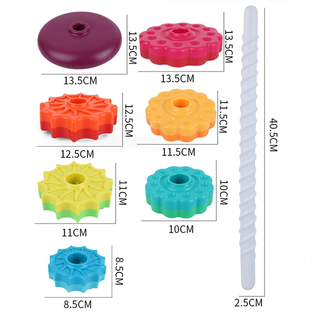 Rotating Tower™ - Värikästä pinoamista - Pinoamistorni