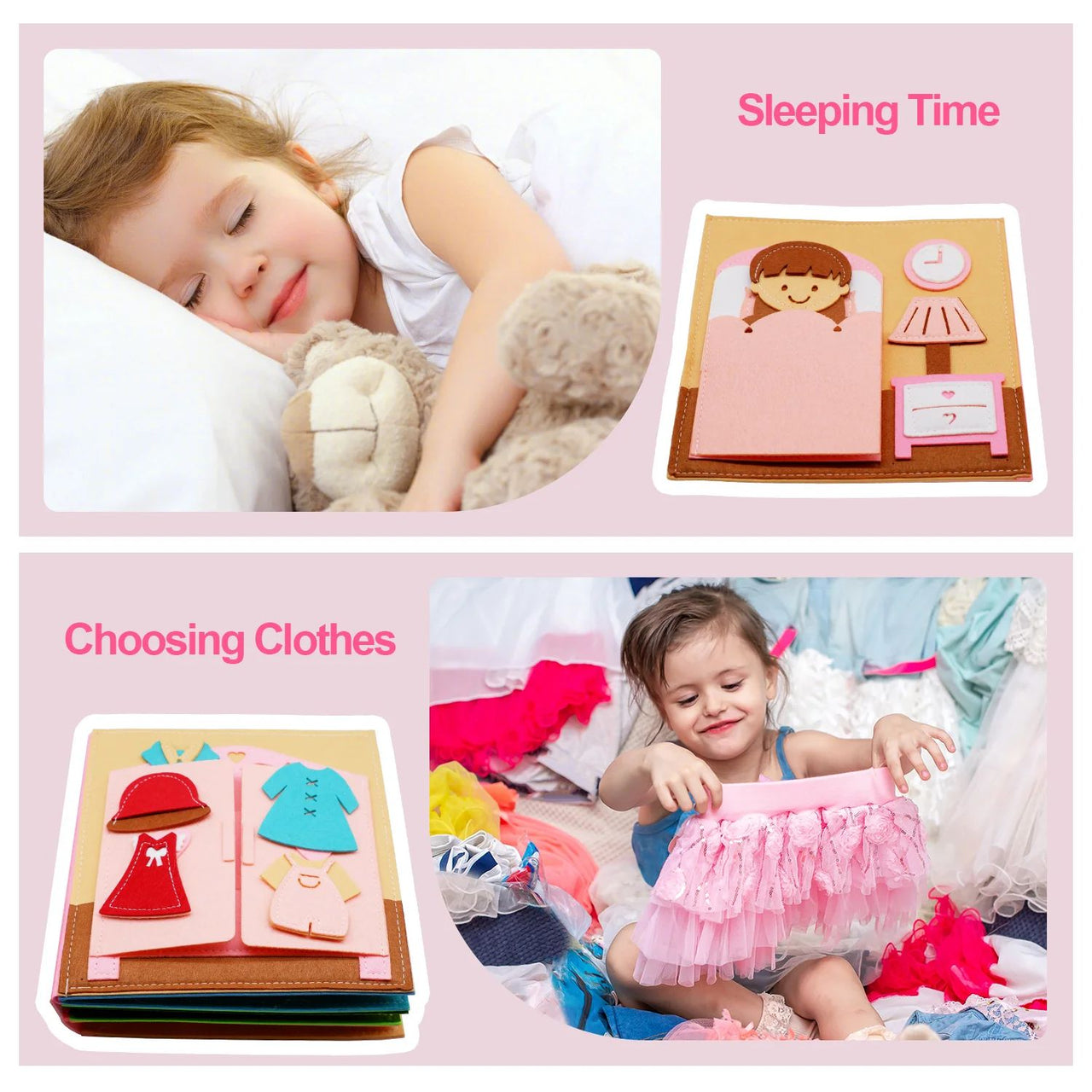 Life Skills Book – Leikkiminen & oppiminen – Aktiviteettikirja Toddler