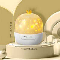 Thumbnail for CosmoGlow – Unelmoiva ja luova – Galaxy-projektori-yövalo, 360° käännettävissä