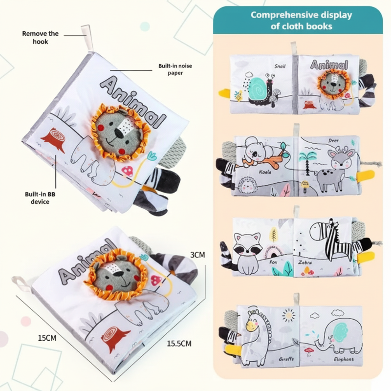 SoftTails – Värikäs ja aistillinen – Vauvan peukalo-kirja