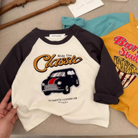 Thumbnail for LittleRetro – Tyylikäs ja trendikäs – lasten pitkähihainen paita graafisella painatuksella