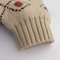 Thumbnail for LittleRetro – Lämmin ja tyylikäs – neulottu lasten villapaita, jossa on timanttikuvio