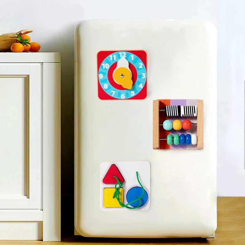 TinySkills – Luova & opettavainen – Montessori-magneettinen Busy Board -leikkitaulu
