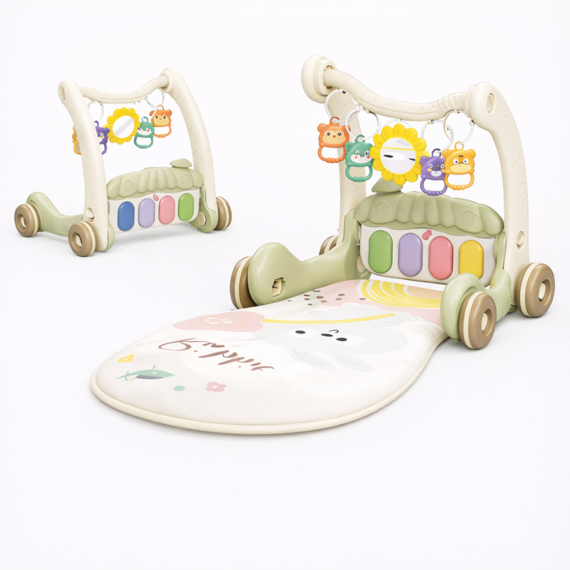 Step & Play – Interaktiivinen ja turvallinen – 3-in-1-kävelytuoli ja vauvan kuntosali