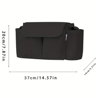 Thumbnail for ToddlerOrganizer – Vettä hylkivä ja tilava – lastenvaunujen järjestelijä pullotelineillä