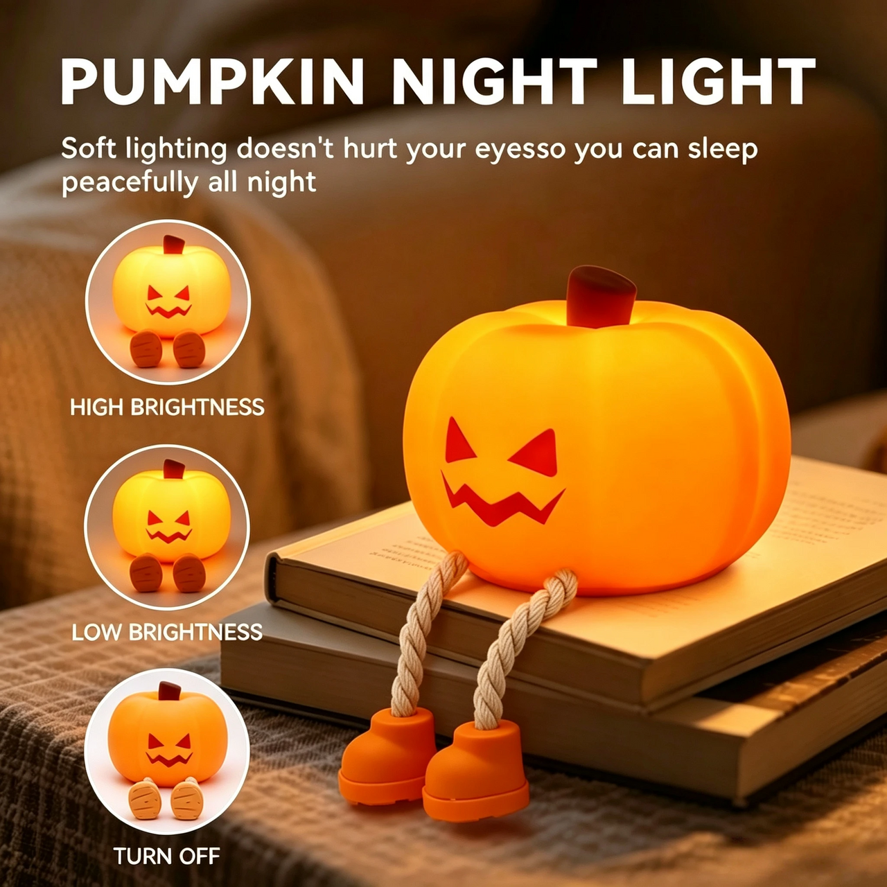 SpookyLamp – Söpö ja tunnelmallinen – Halloween-yövalo