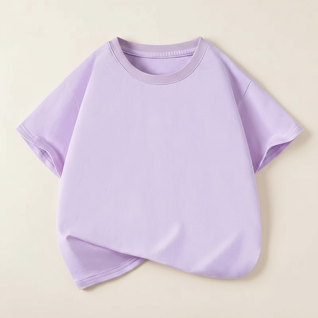 SimpleWear – Rento ja pehmeä – Relax Fit -T-paita, pyöreä kaulus