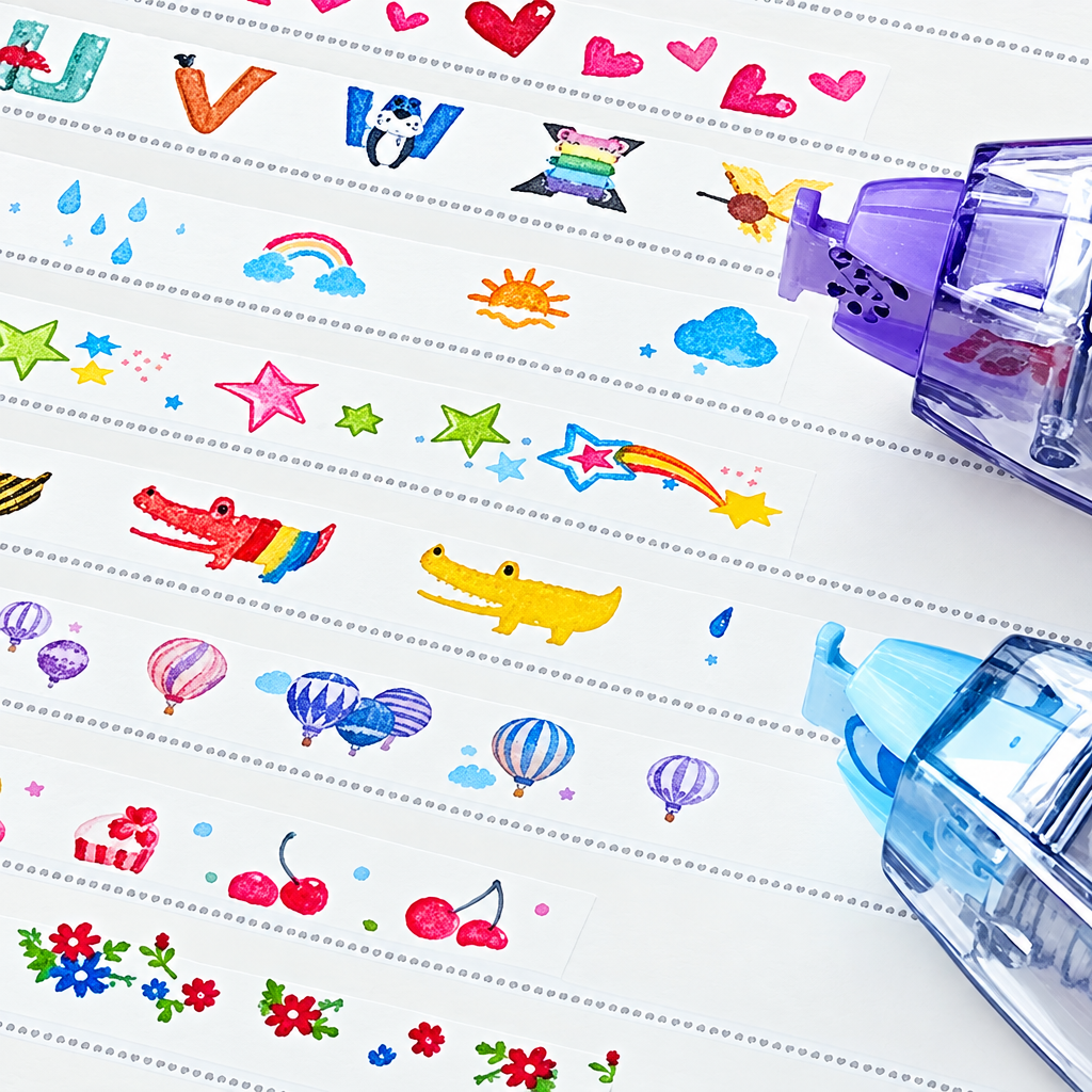 DoodleTape – Koristeellinen teippirulla päiväkirjojen kirjoittamiseen ja askarteluun