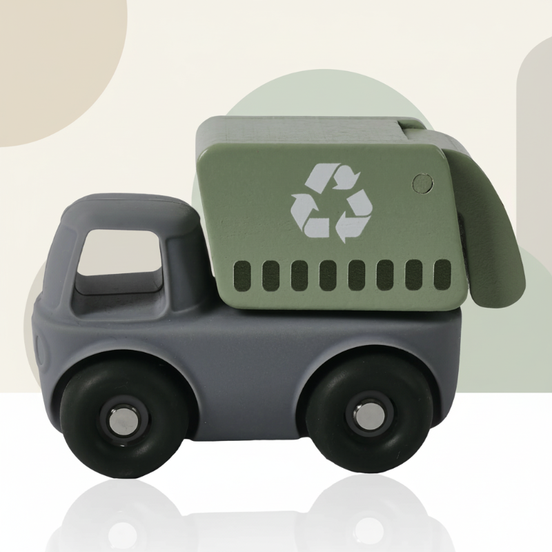 Montessori Silicone Toy Car – Turvallinen ja purulelu – silikoninen puruleluajoneuvo