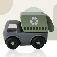 Thumbnail for Montessori Silicone Toy Car – Turvallinen ja purulelu – silikoninen puruleluajoneuvo