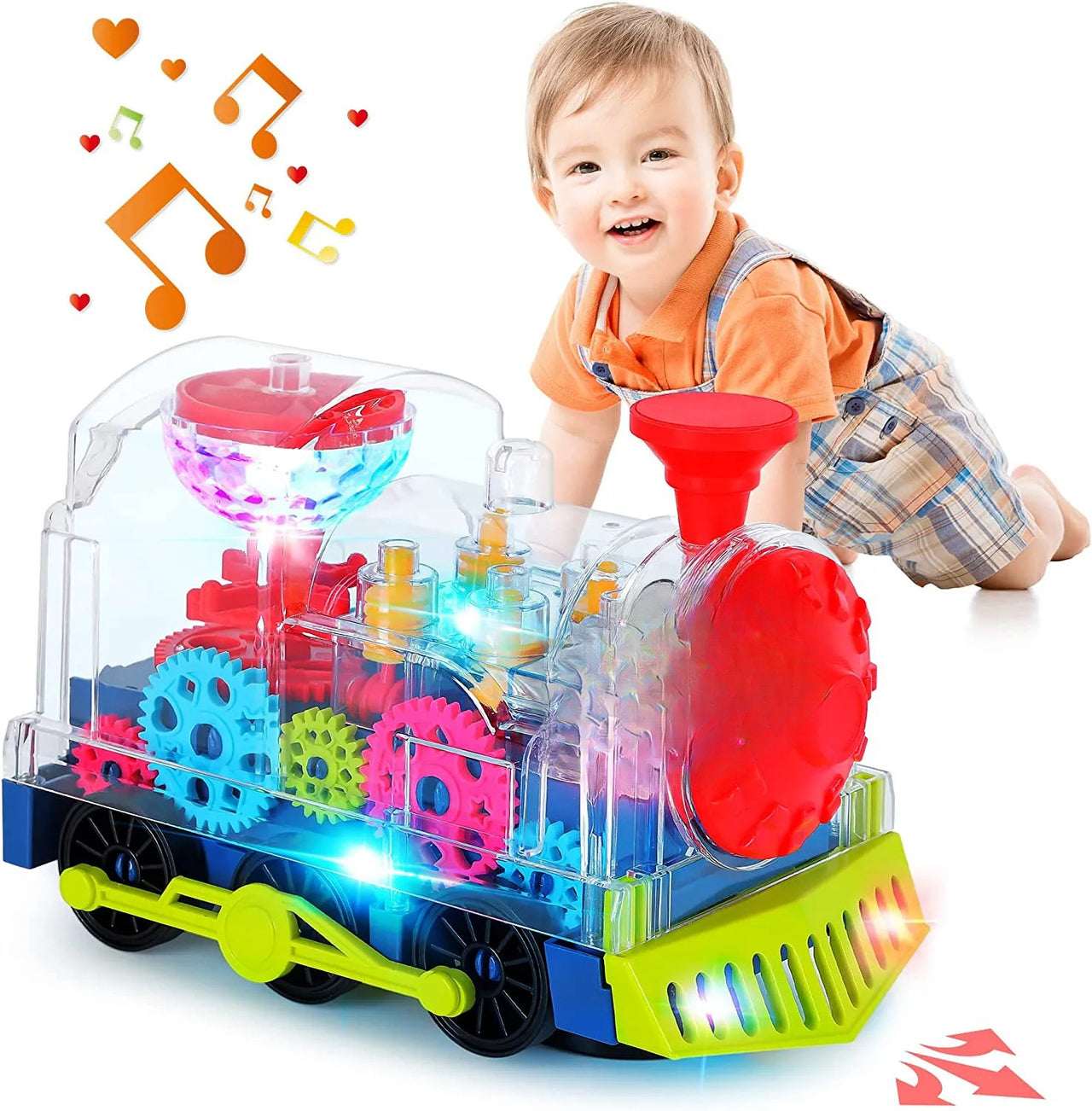 Train light™ - Fantastinen ja opettavainen - Leikkijuna valoilla ja musiikilla
