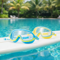 Thumbnail for AquaVision – Säädettävä huurtumisenesto- ja UV-suojaus – Silikoniset uimalasit, joissa on korvatulpat