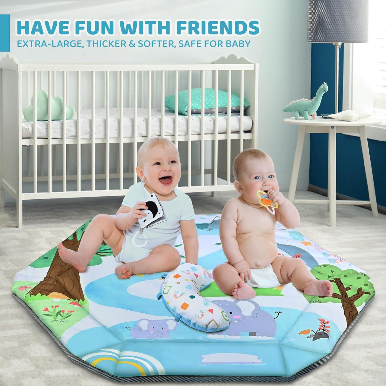 SensoryHaven – 8-in-1 Kasvu & Leikki - vauvan leikkimatto