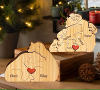 Thumbnail for Family Puzzle™ – Henkilökohtainen äitienpäivälahja, jossa on karhuperhe