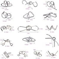 Thumbnail for Metal Puzzle Ring Set™  - Metalliset palapelirenkaat