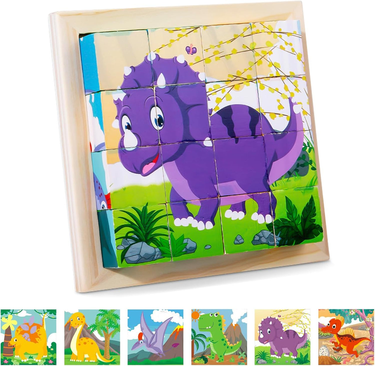CubePuzzle – Hauska ja opettavainen - 3D-puupalikat palapeli