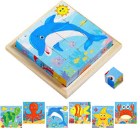 Thumbnail for CubePuzzle – Hauska ja opettavainen - 3D-puupalikat palapeli