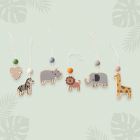 Thumbnail for Wooden Baby Rattle Toy – Aistien kehittymistä tukeva ja turvallinen – Vauvojen liikuntatunti