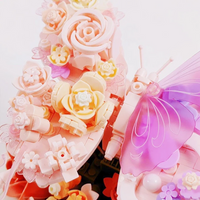 Thumbnail for BloomBook – Romanttinen ja luova – 3D-kukkakirja, jossa on ruusuja ja perhosia
