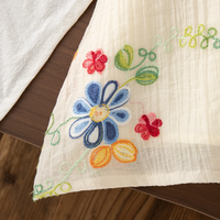 Thumbnail for MiniFlora – Kevyt ja viehättävä – Brodeerattu mekko pikkutytöille