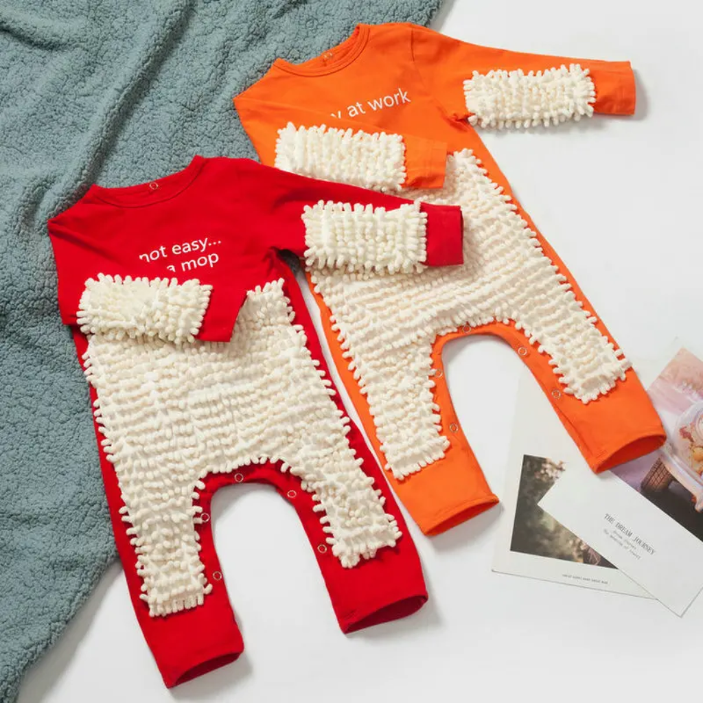 TinyCleaner – Pehmeä ja käytännöllinen – vauvan haalari ryömimiseen ja leikkimiseen