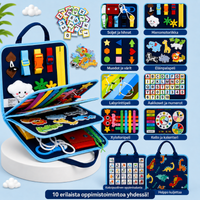 Thumbnail for 7-in-1 Busy Board – Motoriset taidot ja oppiminen – Aktiviteettitaulu