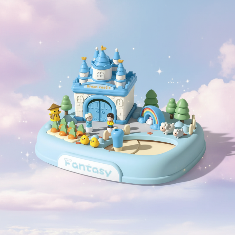 Magnetic Princess Castle – Luova & maaginen – magneettinen nukkekoti-leikkisetti