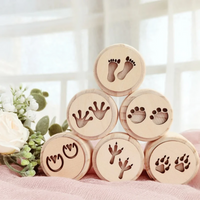 Thumbnail for WoodStamp – Montessori & Luovuus – 6 kpl puisia savileimasimia