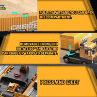 Thumbnail for ConstructoKids – Oppiminen ja rakentaminen – 2-in-1-rakennustrukki-leikkisetti