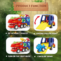 Thumbnail for DinoDrive – Luova ja seikkailullinen – 5-in-1-kuorma-autoleikkisetti