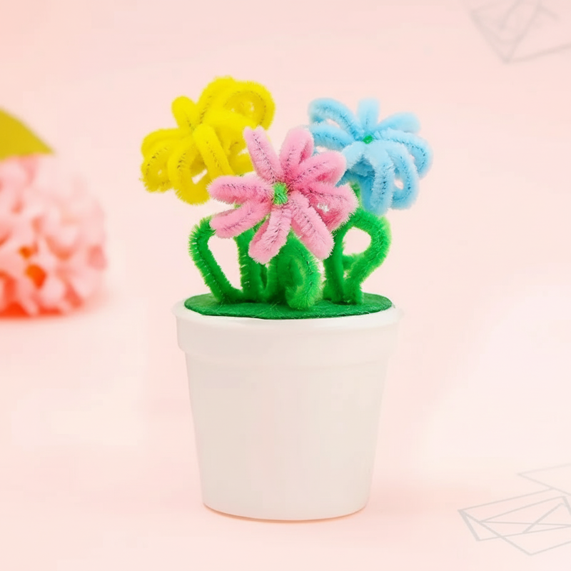 CraftBloom – Värikäs ja luova – DIY-kukkaruukun askartelusetti