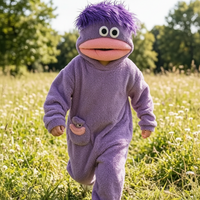 Thumbnail for LittleMonster – Mukava ja söpö – lasten body, jossa on hauska hirviökuvio