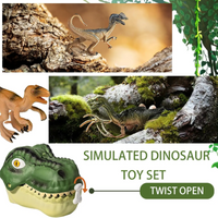 Thumbnail for DinoWorld – Luova ja realistinen – Dino-pää-leikkisetti