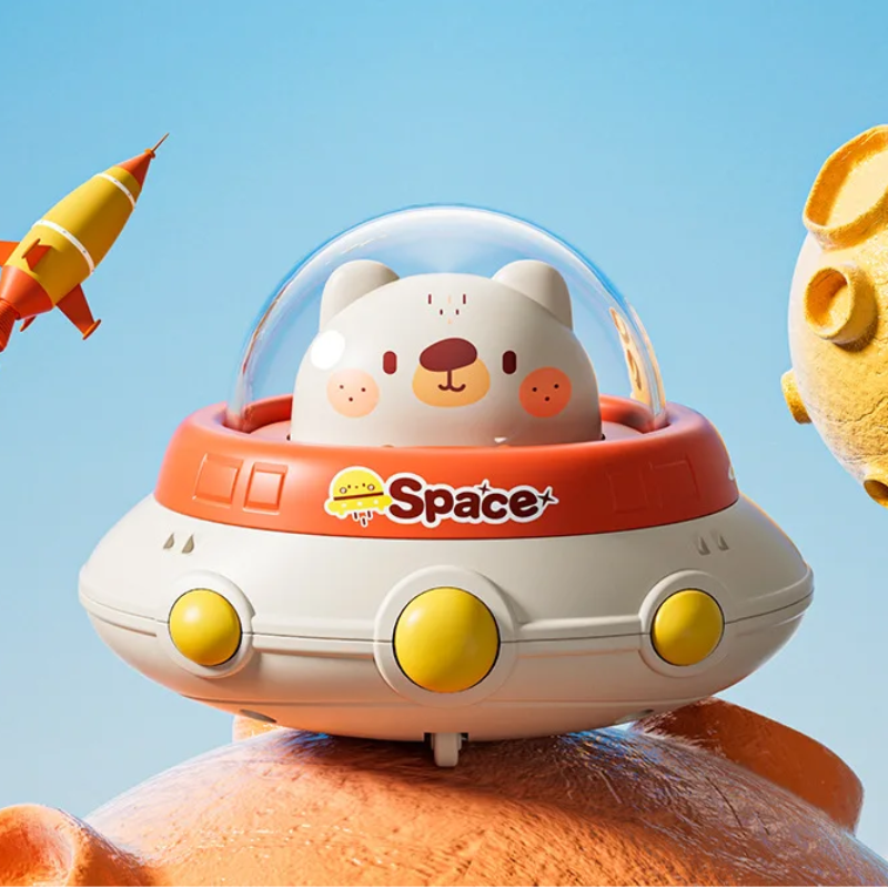 Push and Go UFO Toy – Motoriset taidot & leikki – UFO-lelut