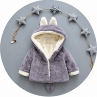 Thumbnail for CozyPrincess – Lämmin ja pehmeä – tyttöjen hupputakki pehmopäällysteellä