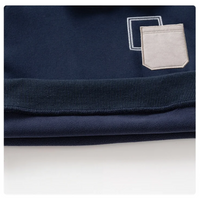 Thumbnail for CoolJunior – Lämmin ja tyylikäs – Poikien villapaita, jossa on denimkaulus