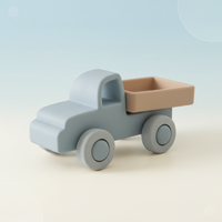 Thumbnail for Montessori Silicone Toy Car – Turvallinen ja purulelu – silikoninen puruleluajoneuvo