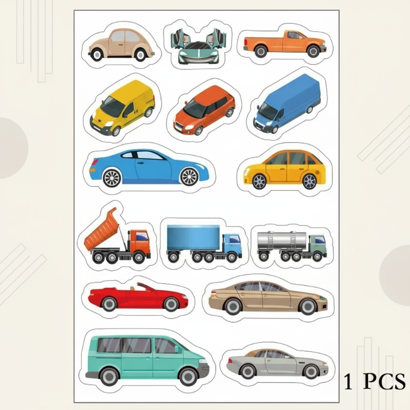 KidoTape – Värikäs ja kätevä – liikenneväylä tarrasetti