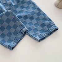 Thumbnail for DenimCheck – Mukavat ja trendikkäät – lasten housut, joissa on ruutukuvio