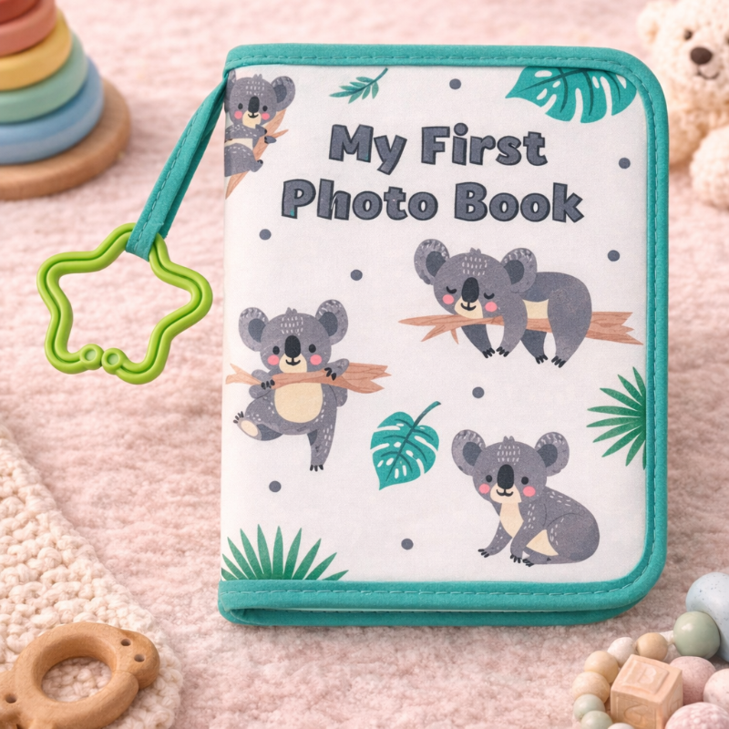 Baby Photo Album – Pehmeä & Muisto – Kangasvalokuvakirja