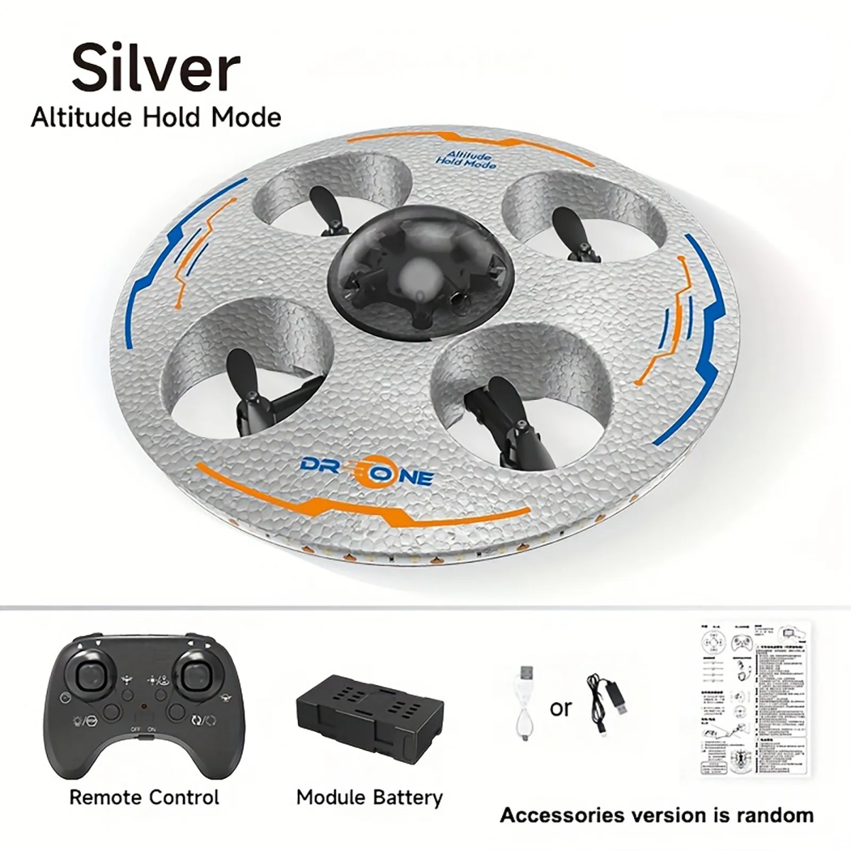 AeroQuest – LED & RC – Leijuva UFO-drone