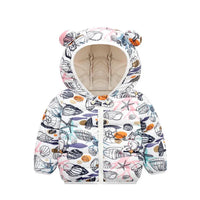 Thumbnail for Mini Fashion™ - Lasten hupullinen kevyttoppatakki