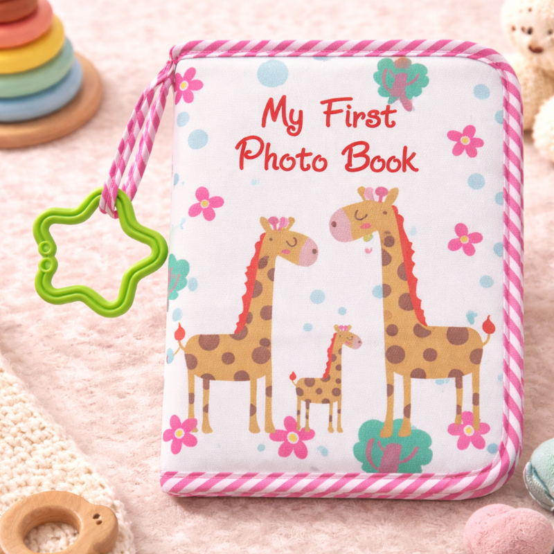 Baby Photo Album – Pehmeä & Muisto – Kangasvalokuvakirja