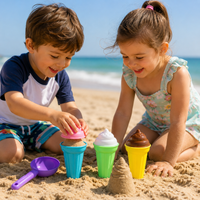 Thumbnail for BeachFun – Hiekkahupia & Luovuutta – Ranta-jäätelökauha-leikkisetti