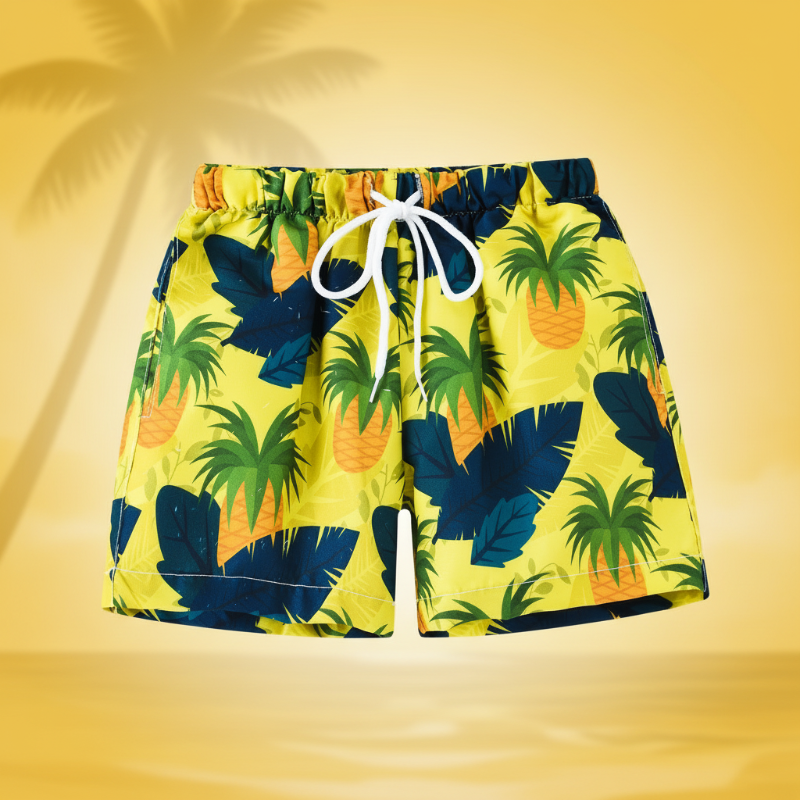 Beach Shorts – Kevyt ja leikkisä – trooppiset lasten uimahousut