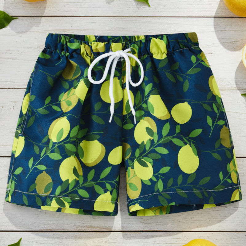 Beach Shorts – Kevyt ja leikkisä – trooppiset lasten uimahousut