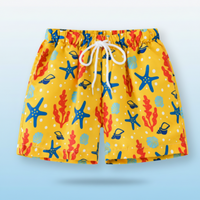 Thumbnail for Beach Shorts – Kevyt ja leikkisä – trooppiset lasten uimahousut