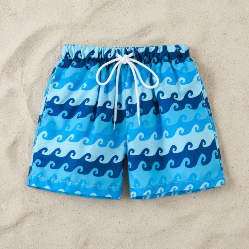 Beach Shorts – Kevyt ja leikkisä – trooppiset lasten uimahousut